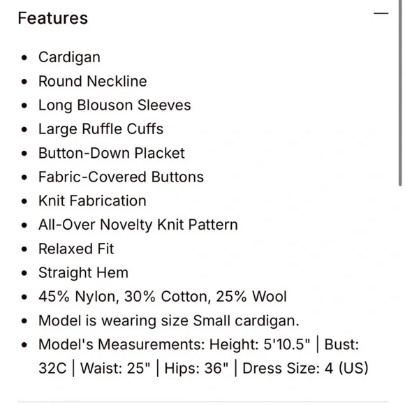 LoveShackFancy Keoni Cardigan - Picture 12 of 13